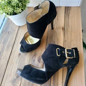 Nine West Black Heels Size 9.5